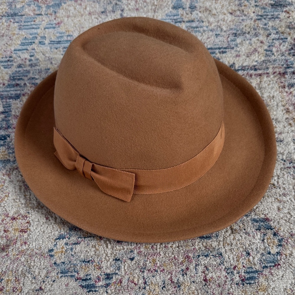 Elegant Brown Women's Fedora Hat